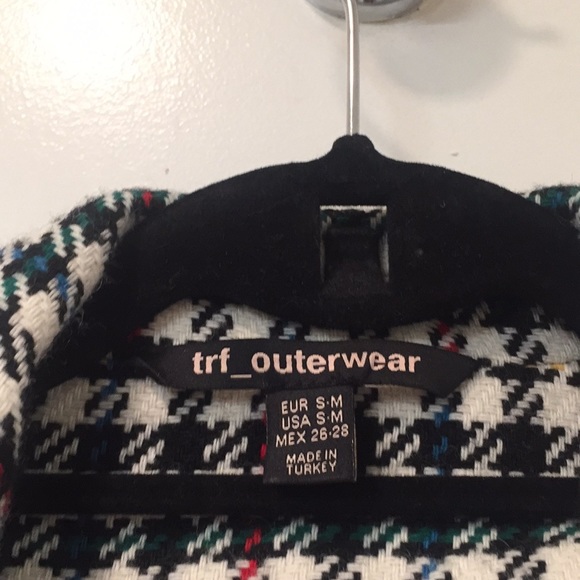 Oversized checkered jacket/light coat - size S/M - Picture 4 of 4